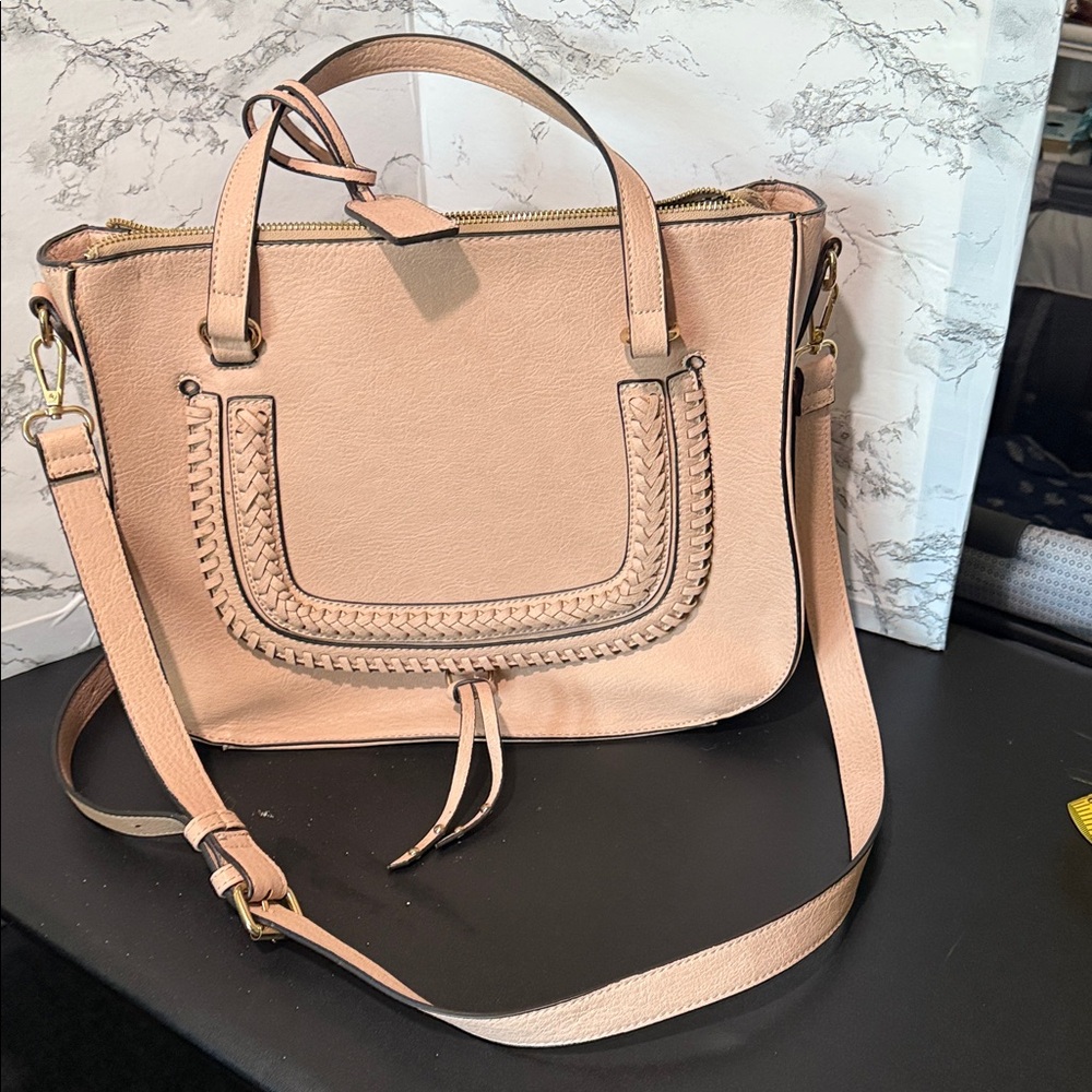 Sole Society Blush/beige Satchel